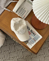 CAT HUMAN LOVE PIGMENT BALL CAP_BEIGE