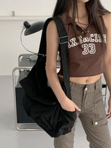プリント アイレット コルセット カラー ブラウン クロップドスリーブレス/Sez Printing Eyelet Corset Collar Brown Cropped Sleeveless