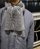 No.0509 twisted knit muffler (4color)