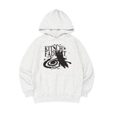 キッチュキャットジャンピングフードTシャツ
