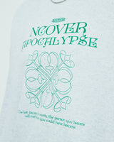 APOCALYPSE CLOVER SWEATSHIRT-WHITE MELANGE (6680895651958)