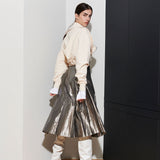 LINDA PLEATS SKIIRT, SILVER (6630755565686)