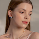 2022パントンマーブリングピアス/2022 Pantone Heart Marbling earring (BP)