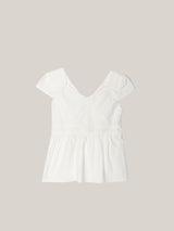 パフピンタックブラウス [ WHITE ]