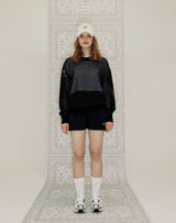 WAFFLE FISHNET SWEATER BLACK (6691447144566)