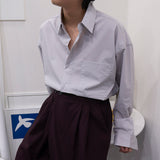 ミニマルノーエージングオーバーサイズシャツ/SI Minimal No-Aging Oversized Shirt (11 colors)