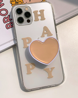 ヘプビダークベージュトランスペアレントケース / Hepbi Dark Beige Transparent Case