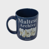 マルチーズアーカイブマグカップ / Maltese archive mug cup