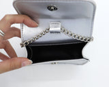 Two You Mini Square Leather Chain Crossbody Bag
