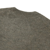 LMN カシミアハッチラウンドニット