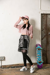 ルーズシースルークロップTシャツ / TOP(5410) Loose See-Through Crop Tee