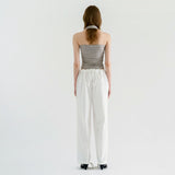 フリーストリングパンツ / FREE STRING PANTS, WHITE