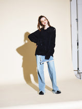DAMAGE COLLAR KNIT (6635438932086)