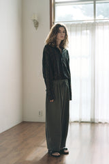 "PRE-ORDER 4/16~" WOOD-CUT DROP-SHOULDER SHIRT (Khaki) (6546131124342)