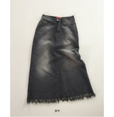 Denim maxi surgical long sk