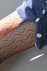 wave mesh tights