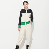 [UNISEX] MARION STRIPE JUMPER, IVORY + BLACK (6627530047606)