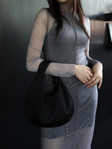 Egg Mini Bag _ Embossing [Black]
