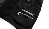 TZ CARGO SHORTS PANTS - BLACK (6636025872502)