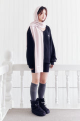 Knit Balaclava Long muffler (PINK)