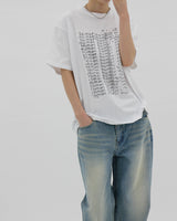 ヒューマンプリントショートスリーブTシャツ / Human printing short sleeve T-shirt (2color)