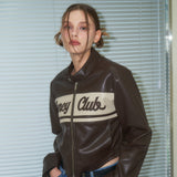 [NF]バイククロップレザージャケット