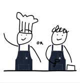 Classic Apron (Navy/White Stripe) (6685192847478)