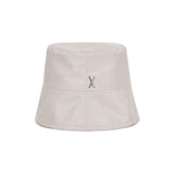 Stud Drop Over Fit Poly Bucket Hat Babypink