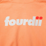 フォーディチームジップパーカー / fourdii Team Zip-Hoodie [orange]
