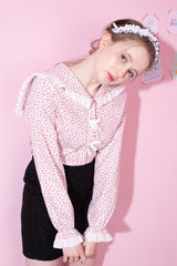 flower sailor blouse (6688355352694)