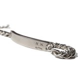 ダイボーイプラットバーチェーンブレスレット / DIEBOY PLAT BAR CHAIN BRACELET (4552333951094)
