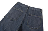 テイルバックピンタックデニムパンツ / TAIL BACK PINTUCK DENIM PANTS