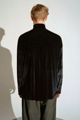 "PRE-ORDER 7/15~" DROP-SHOULDER VELVET TURTLE-NECK TEE / [プレオーダー7月15日〜] ドロップショルダーベルベットタートルネックTシャツ (4578690203766)