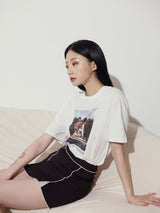 GRAPHIC BOAT T-SHIRT - WHITE (6636235489398)