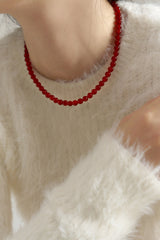 red onyx necklace