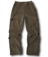 Bluesf Corduroy Cargo Pants - Brown