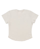 シンボルエンブロイダリークロップトップ / Symbol Embroider Crop Top (Beige)