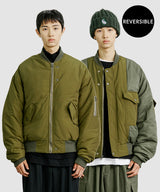 リバーシブルMA-1 フライトジャケット/REVERSIBLE MA-1/G-8 FLIGHT JACKET KHAKI