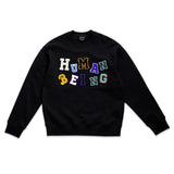 LOGOED PATCHWORK SWEATSHIRTS (2color) (6675694911606)