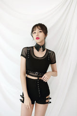 アイレットブラトップ / TOP(6587) eyelet bra top