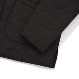 CHERRY QUILTING JACKET + MUFFLER SET [BLACK]