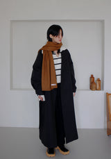 ニットスカーフ/Knitted scarf [ Beige ]