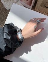 ASCLO Out Line Ring (Silver) (6568534212726)