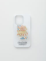 ホワイトロゴケース / WHITE DIMANCHE LOGO CASE