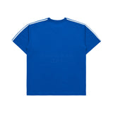 ベーシックロゴエンボスプリンティングトラック半袖Tシャツ ブルー