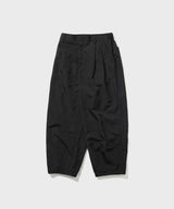 ナイロンロングバルーンパンツ/Nylon Long Balloon Pants (Black)