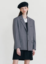ウールシングジャケット / WOOL T/R SINGLE JACKET CHARCOAL