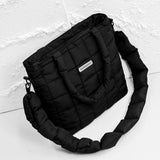 SGS NOIR PUFFER TOTE BAG