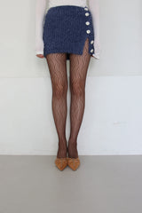 wave mesh tights