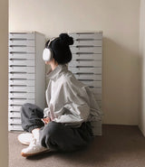 [BELLIDE MADE] スポーティーハーフジップアップナイロントレーナー